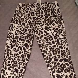 Leopard print leggings size S